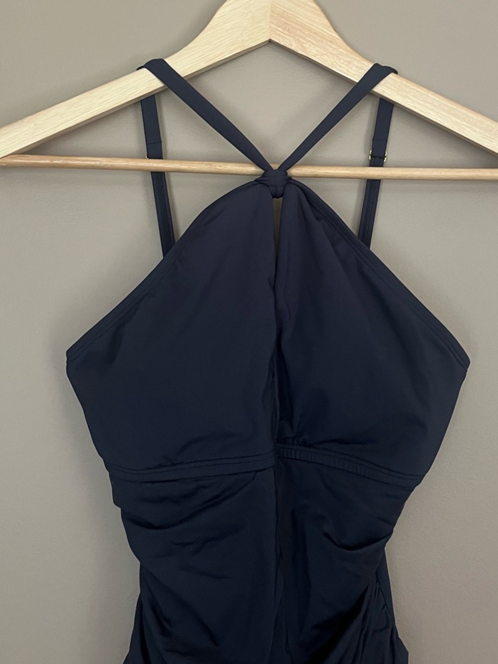 {Bleu Rod Beattie} High Neck One Piece Swimsuit in Black - Womens 4 - NWT - Picture 2 of 9